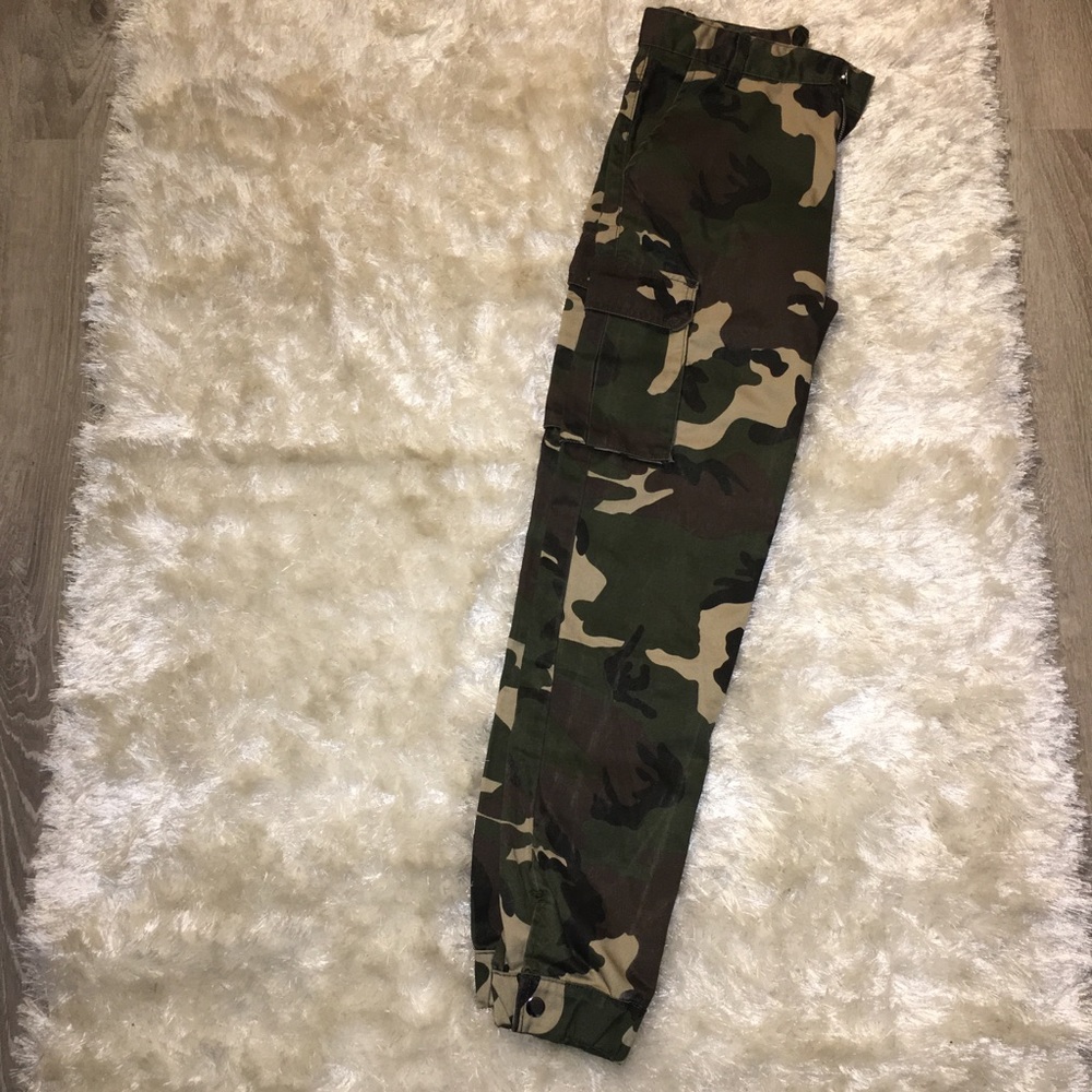 Camo cargo pants